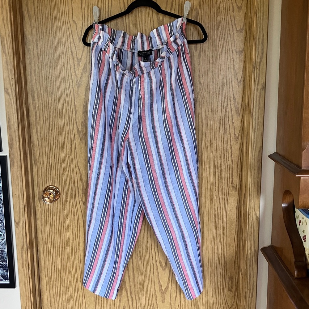 Stripped summer pants